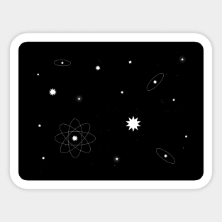 galaxy pattern Sticker